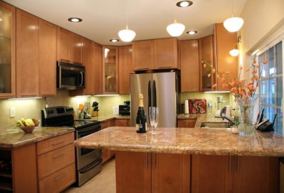 Sparkling kitchen after a professional Black Forest house cleaning.
